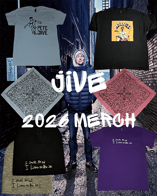 pete jive new merch