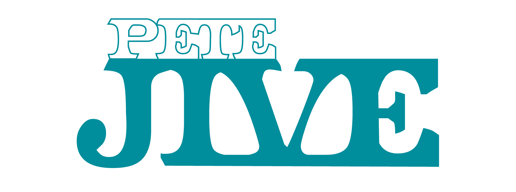 pete jive logo aqua
