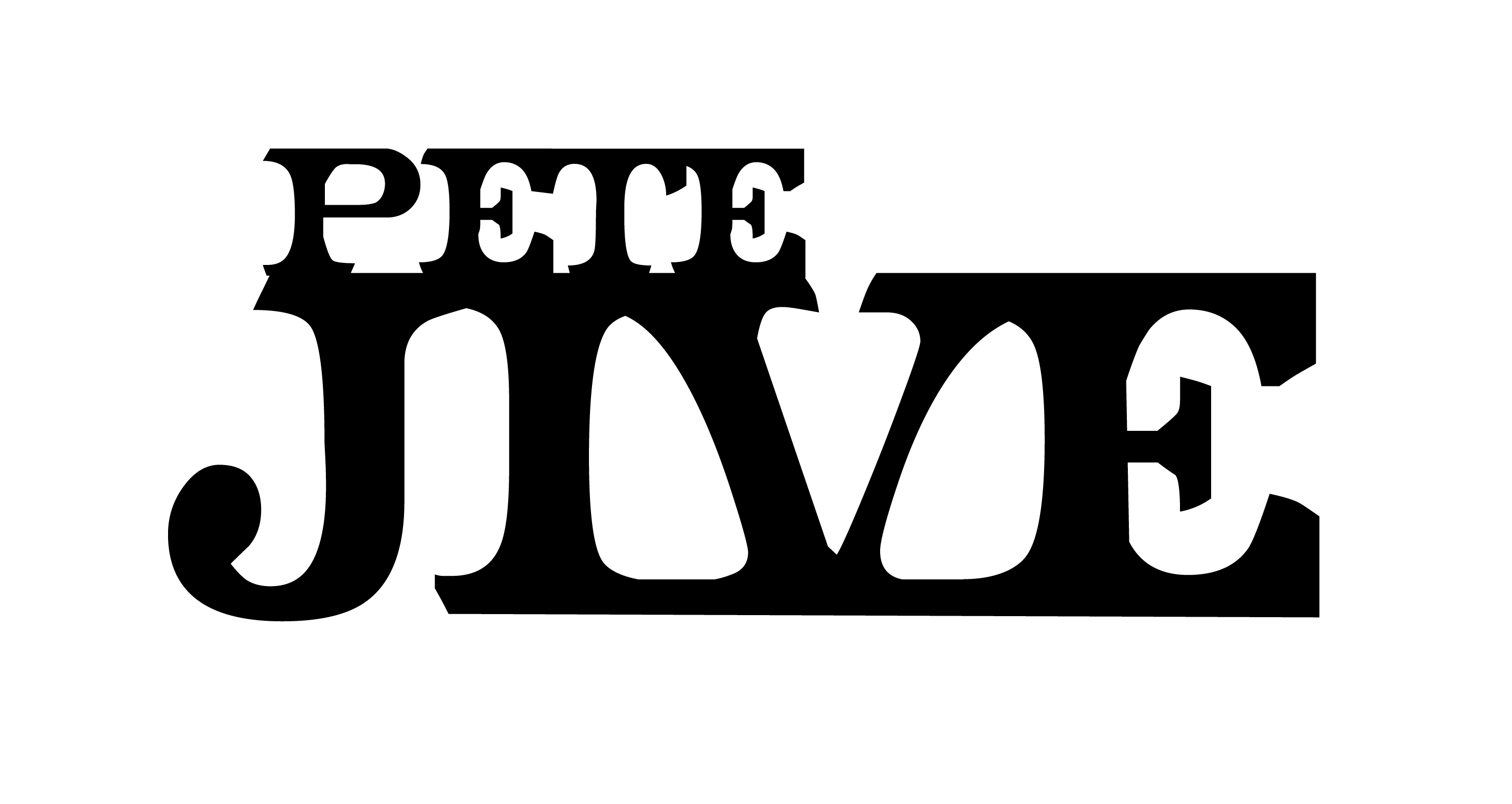 pete jive logo black
