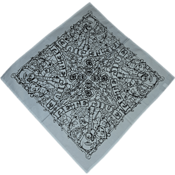 white jive life bandana